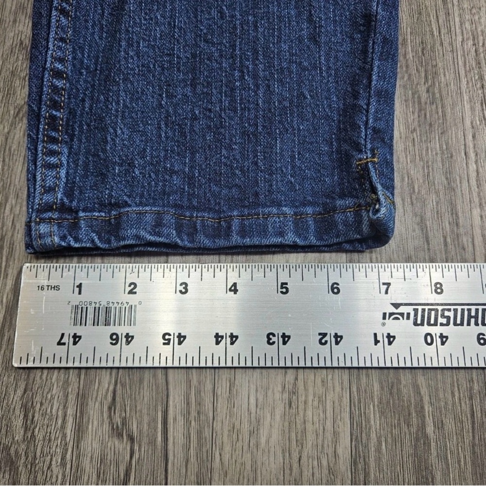 Riders Blue Denim Jean Capris with Brass Button - Picture 10 of 10